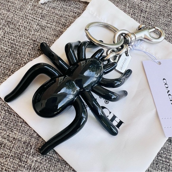 NWT Coach Spider Bag Charm - Picture 1 of 10